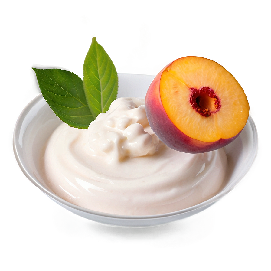 Peach Yogurt Png 60 PNG Image