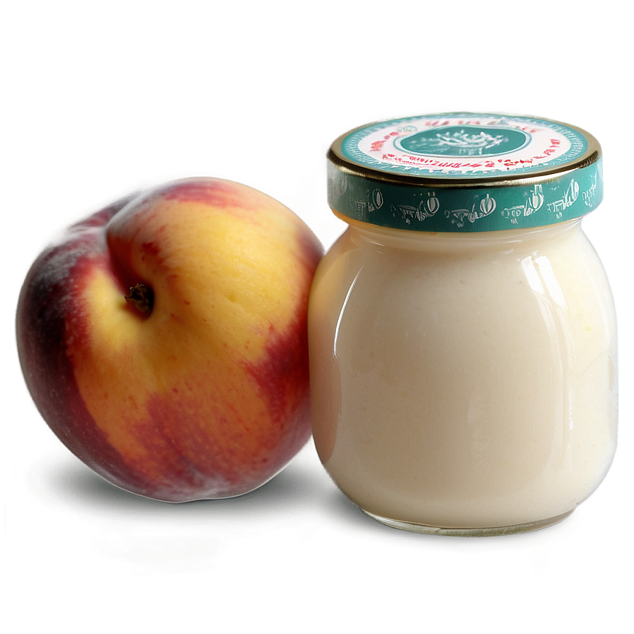 Peach Yogurt Png Voe89 PNG Image