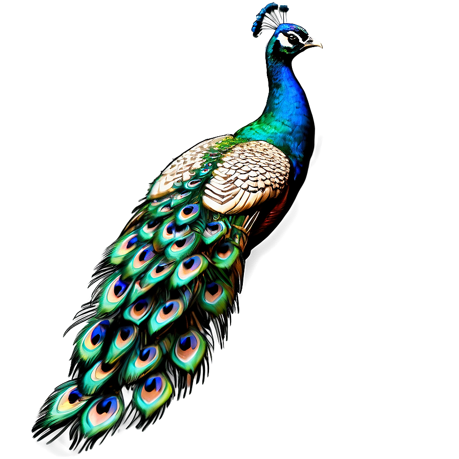 Peacock In Flight Png 06232024 PNG Image