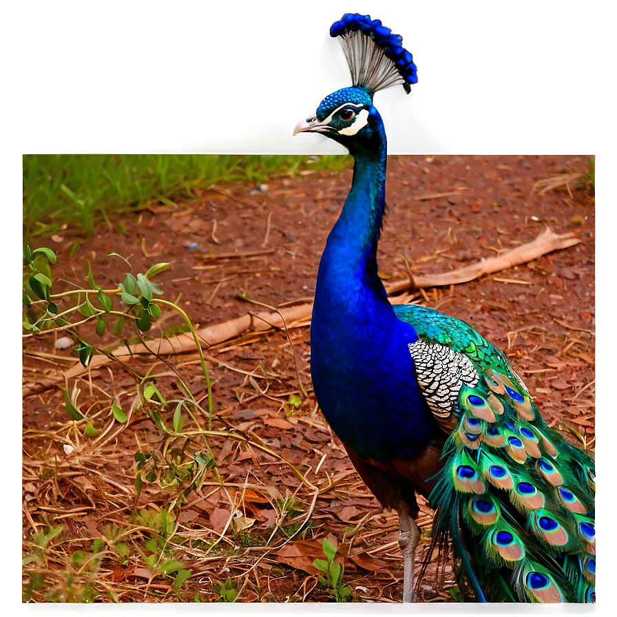 Peacock In Nature Png Bde57 PNG Image