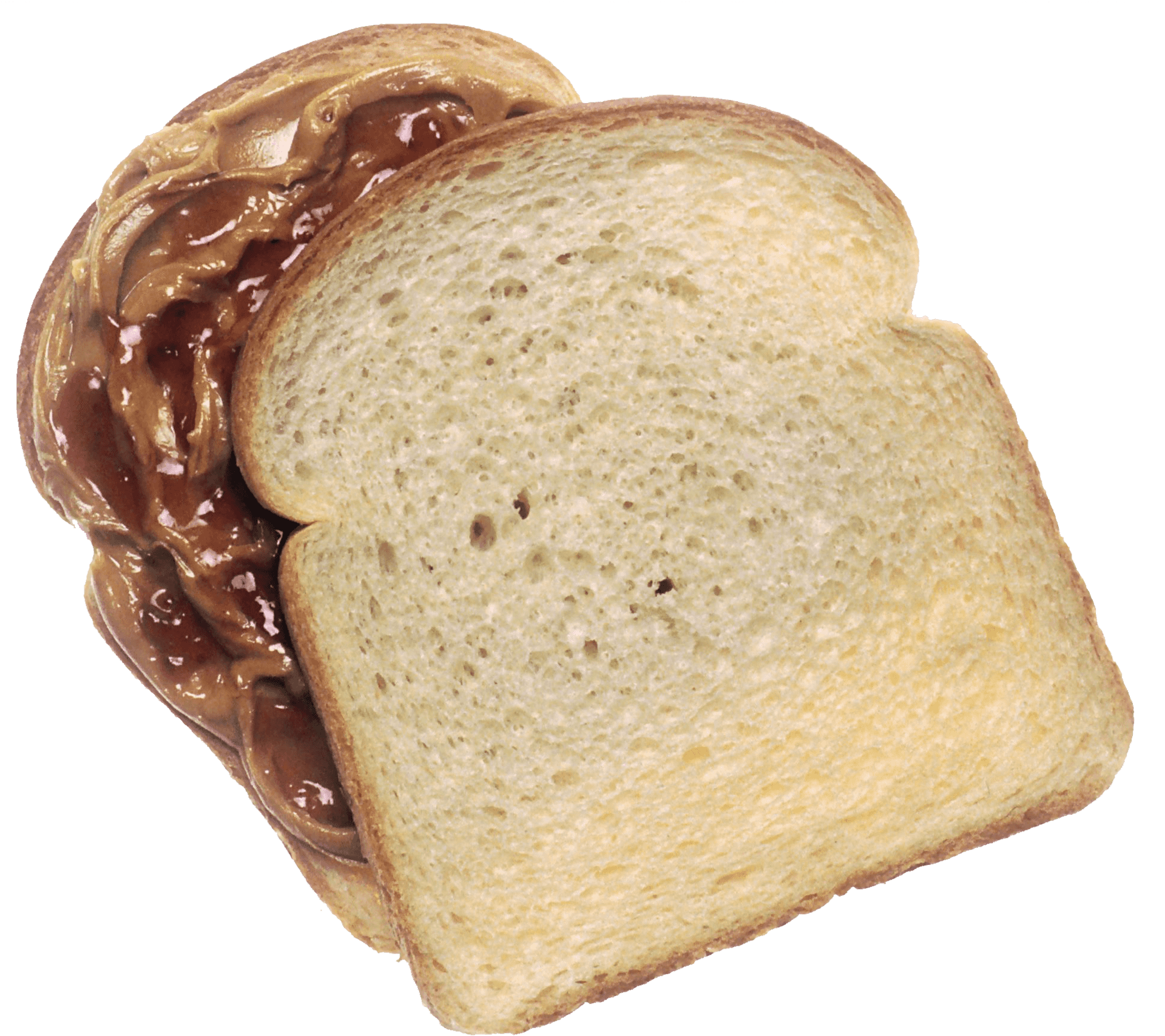 Peanut Butter Chocolate Spread Sandwich.png PNG Image