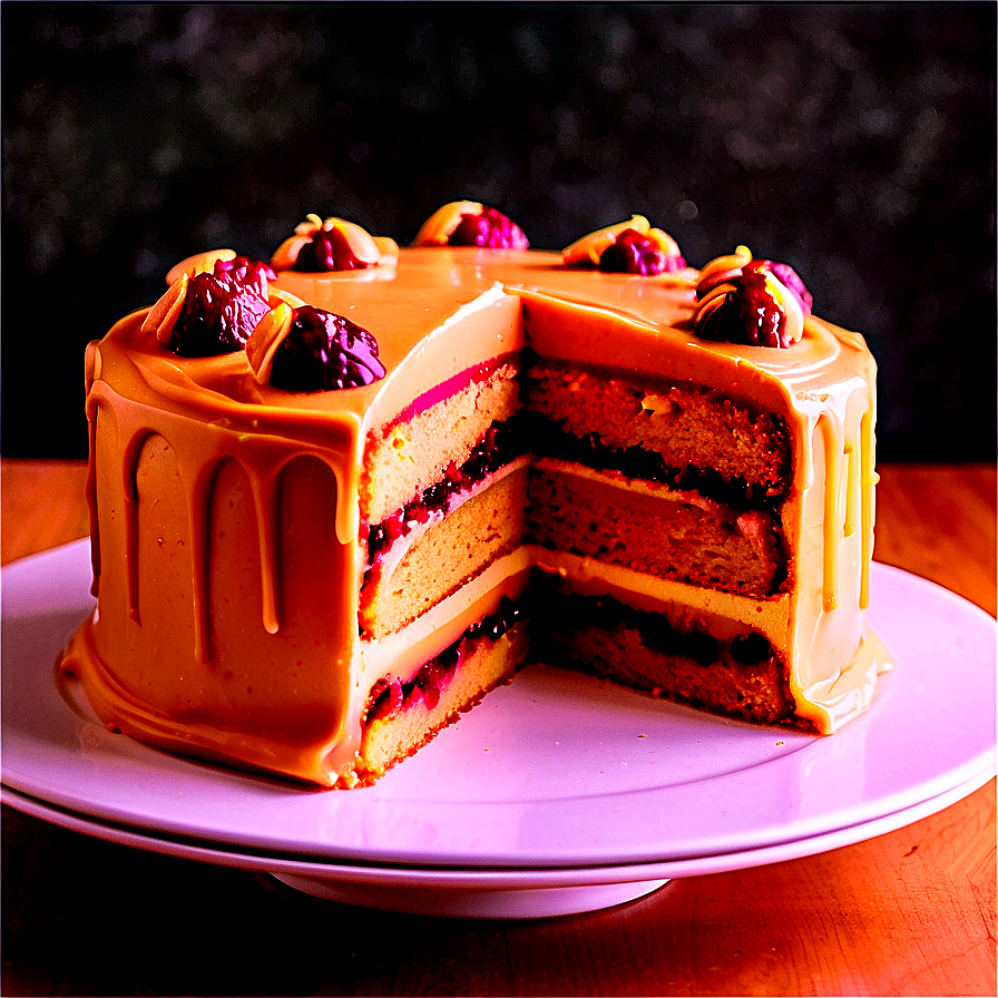 Peanut Butter Jelly Layer Cake Png Hvl PNG Image