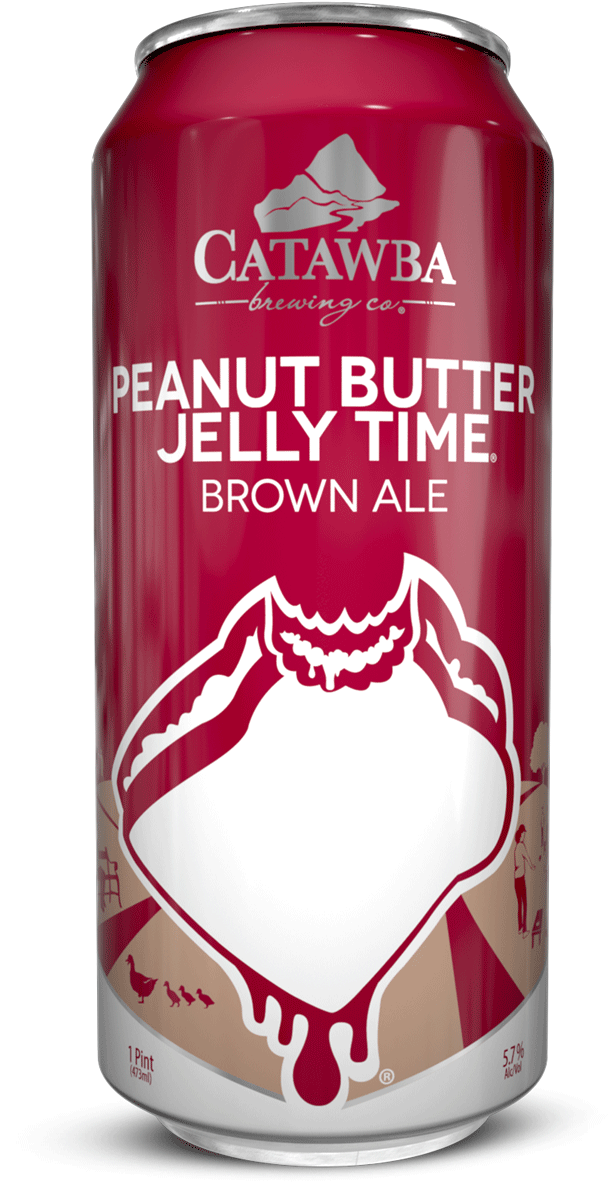 Peanut Butter Jelly Time Brown Ale Can PNG Image