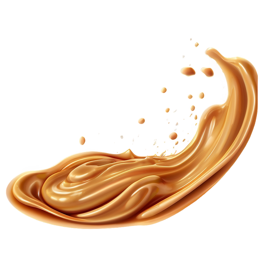 Peanut Butter Splash Png Fky PNG Image