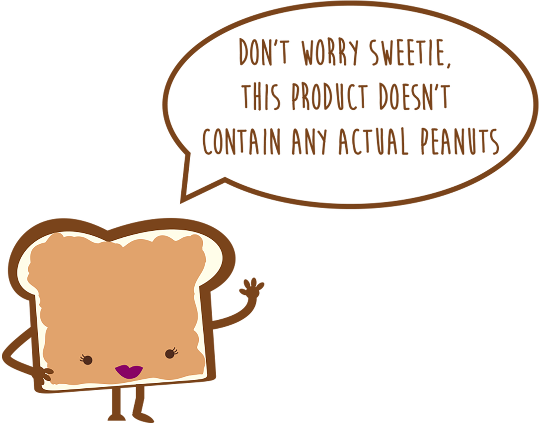 Peanut Free Product Announcement PNG Image