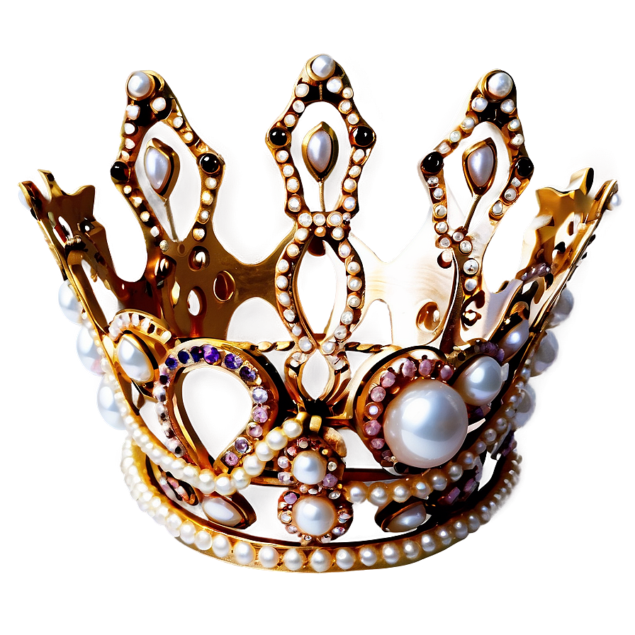 Pearl Crown Png Del18 PNG Image