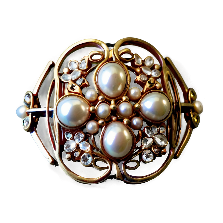 Pearl Hair Clip Png 05242024 PNG Image