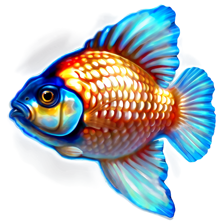 Pearlscale Goldfish Png Sjd PNG Image