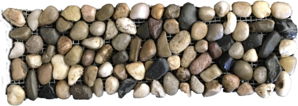 Pebble Mosaic Texture PNG Image