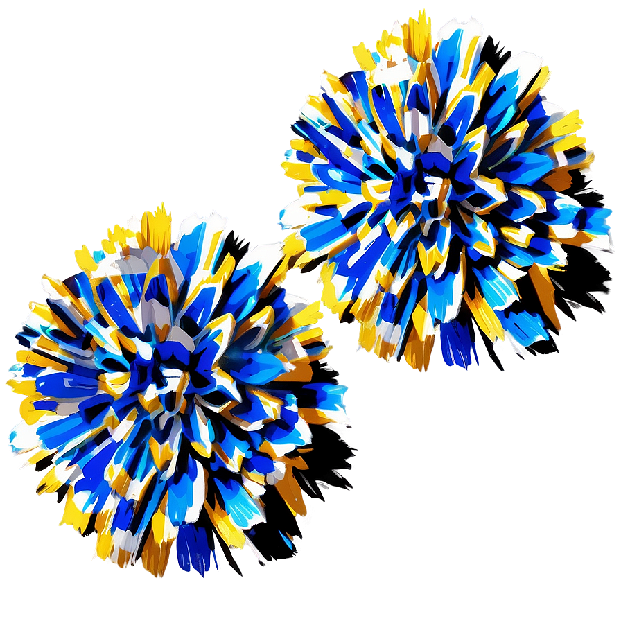 Peewee Cheer Pom Poms Png 06282024 PNG Image