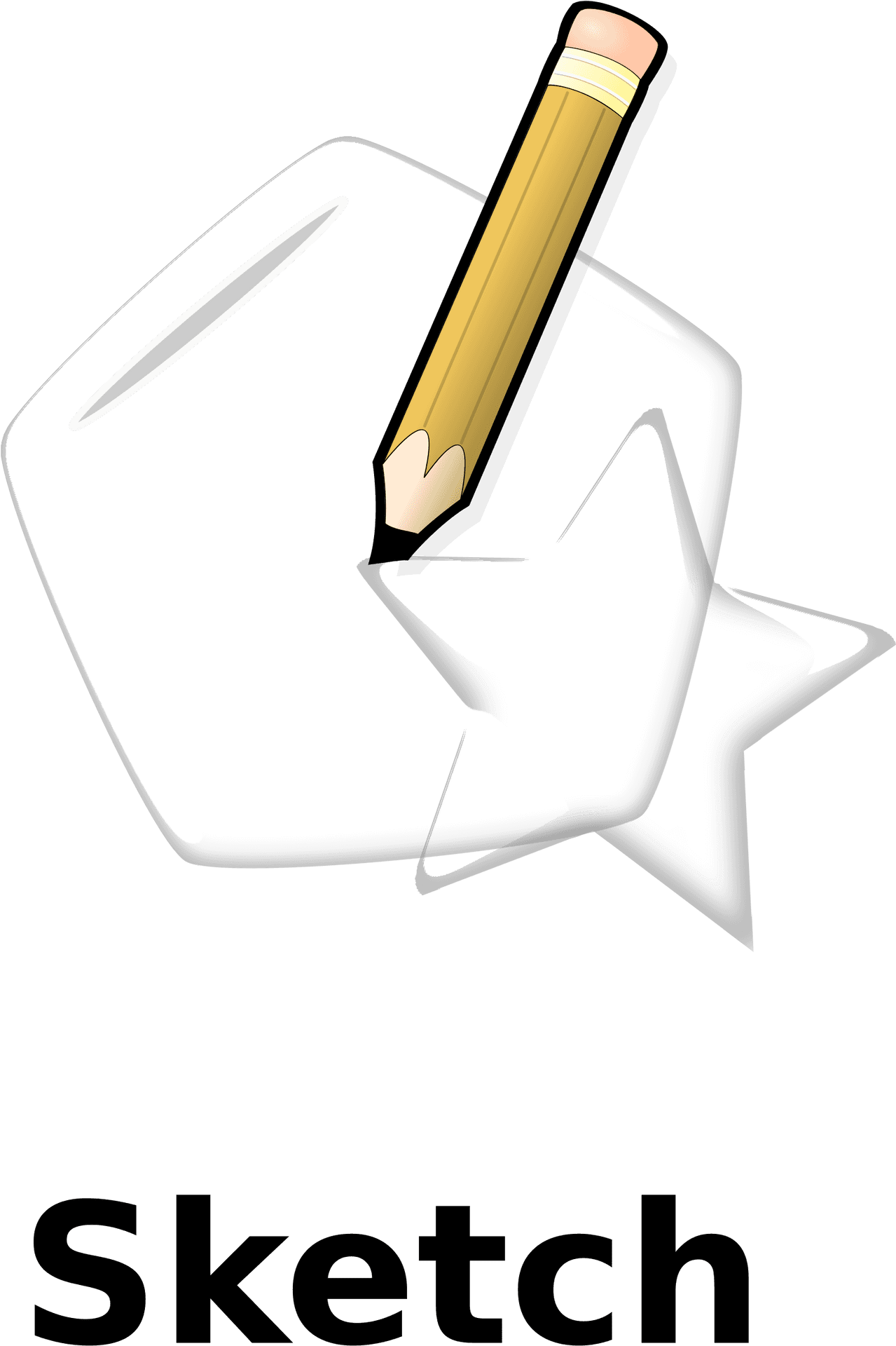 Pencil Drawing Sketch Clipart.png PNG Image