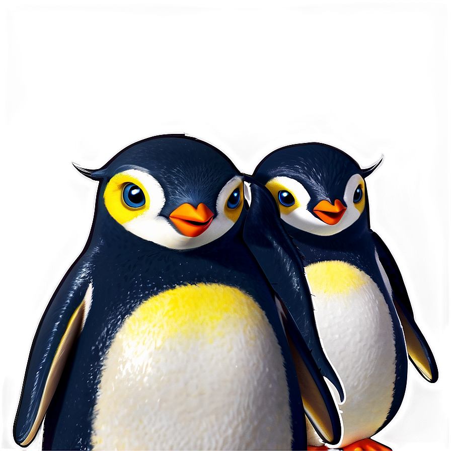 Penguin Couple Png Hji88 PNG Image