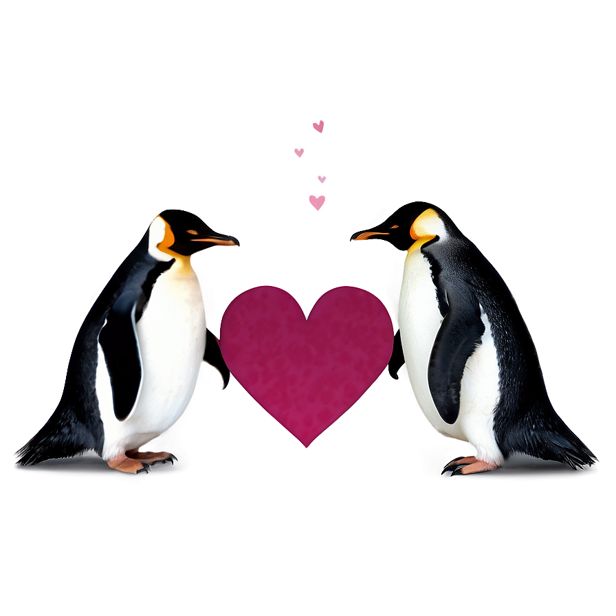 Penguin Love Png Wep12 PNG Image