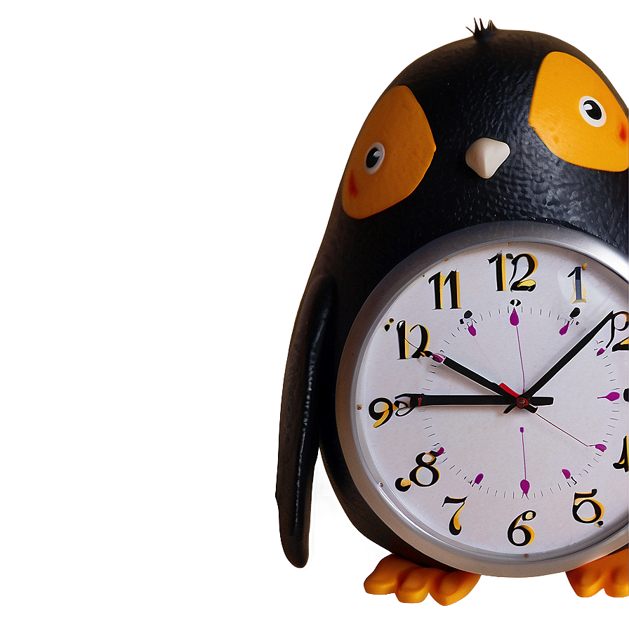 Penguin Shaped Clock Png Wnd33 PNG Image