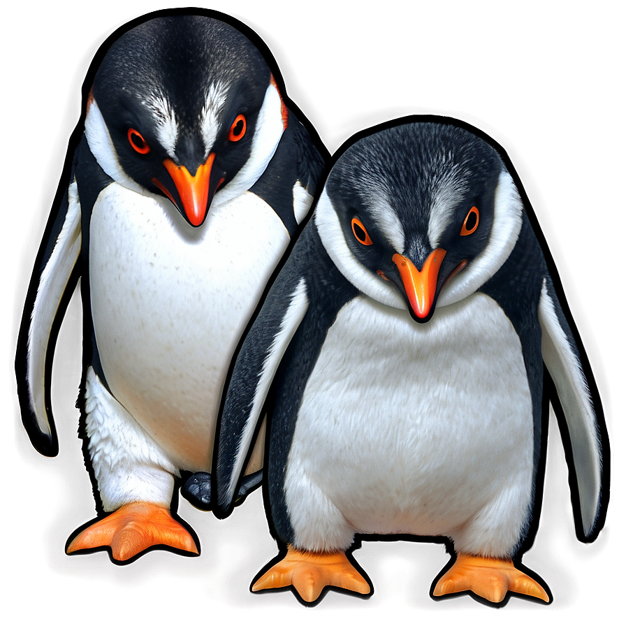 Penguins Drawing Png Yyu19 PNG Image