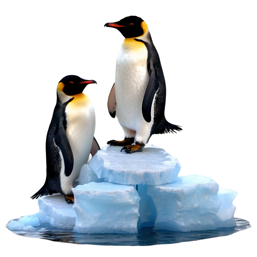 Penguins On Iceberg Png Ycs3 PNG Image