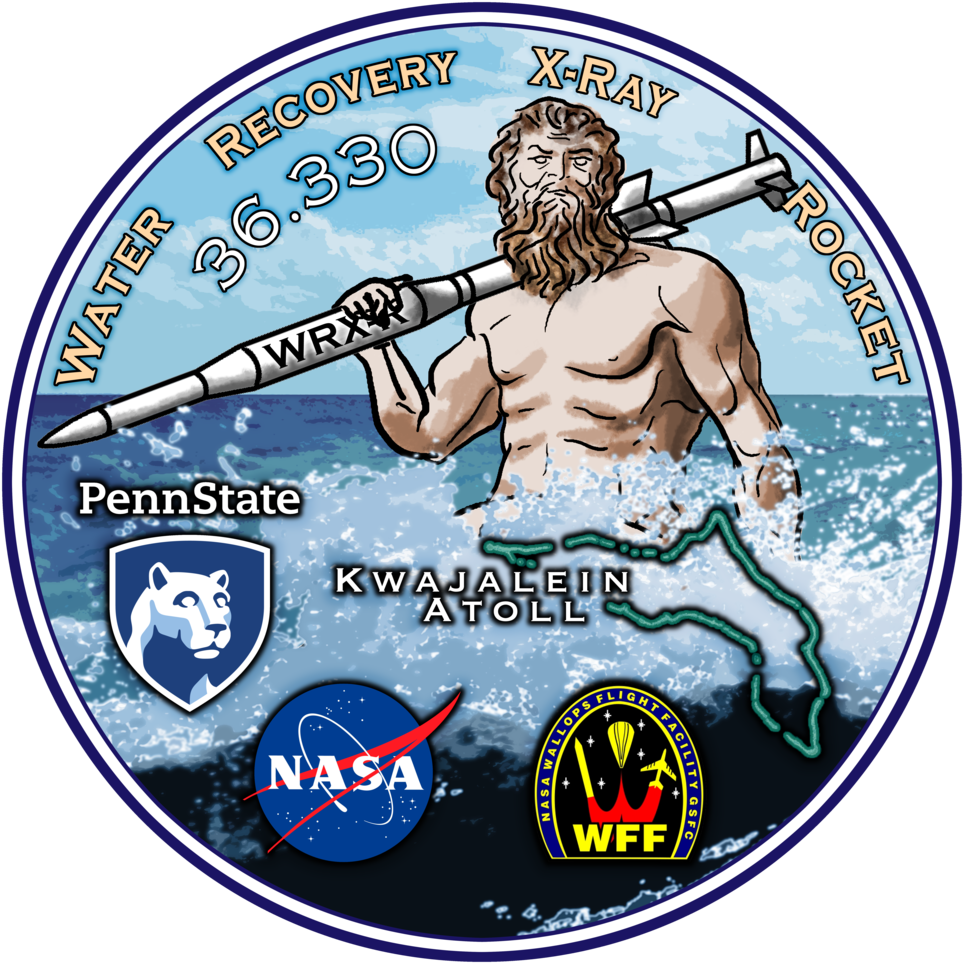 Penn State Water Recovery Xray Rocket Mission Patch PNG Image