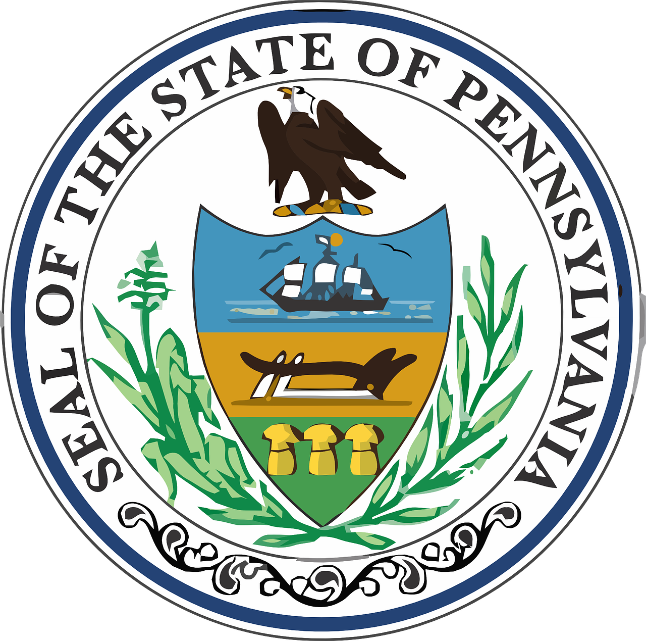 Pennsylvania State Seal PNG Image