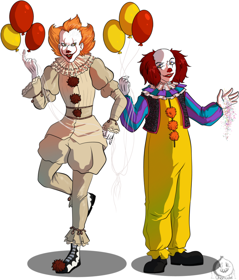 Pennywise Clowns Comparison PNG Image