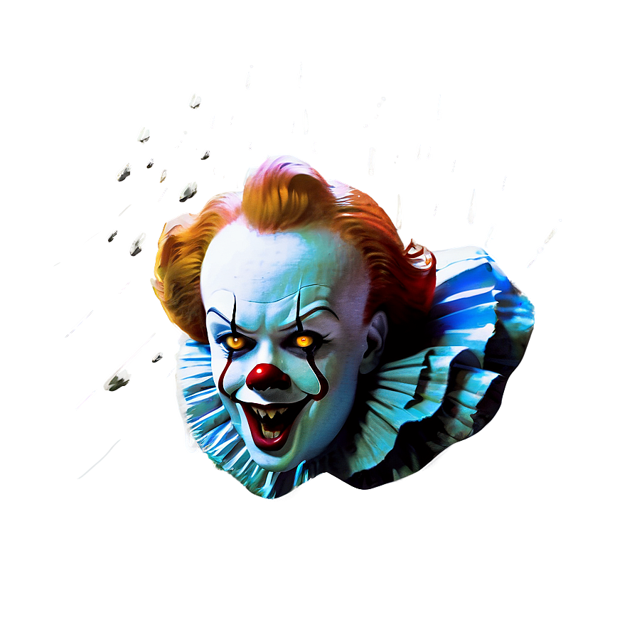 Pennywise In The Rain Png Wkm73 PNG Image