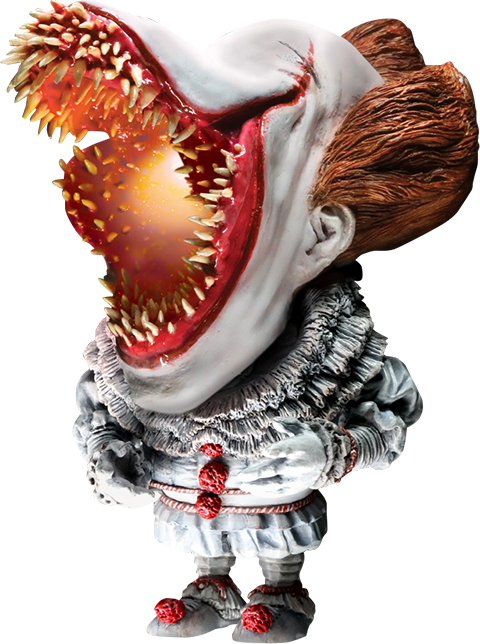 Pennywise Monster Transformation PNG Image