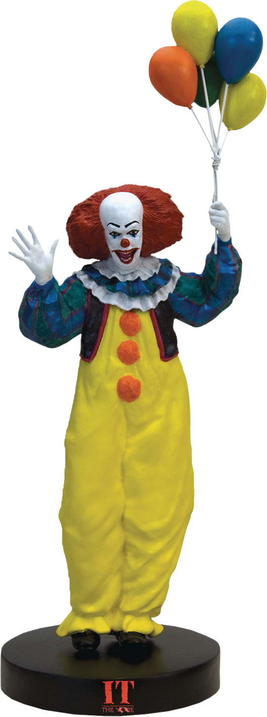 Pennywisewith Balloons Figure PNG Image