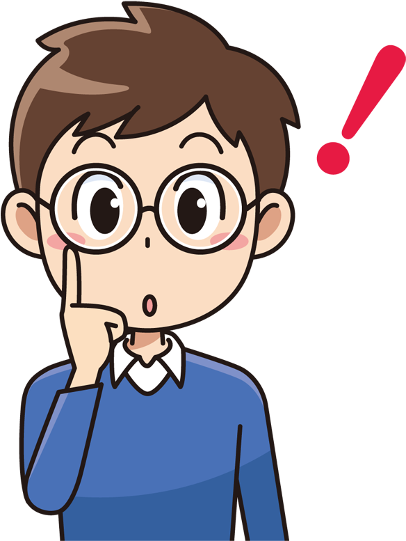 Pensive Cartoon Boy Clipart PNG Image