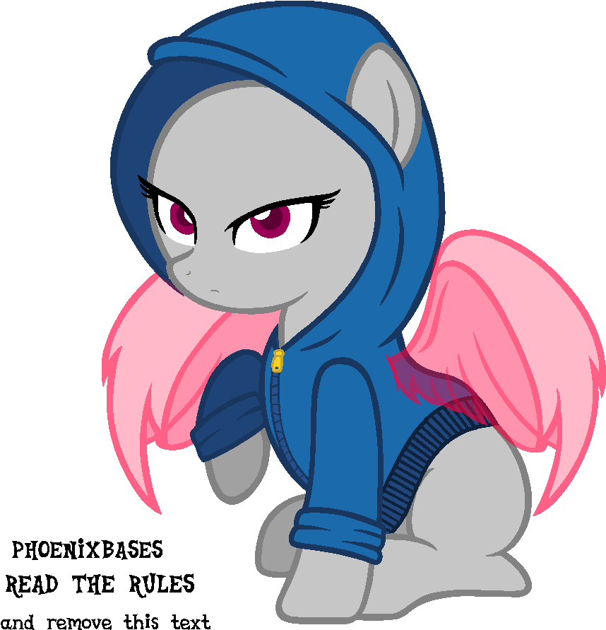 Pensive Pony Character M L P Base PNG Image