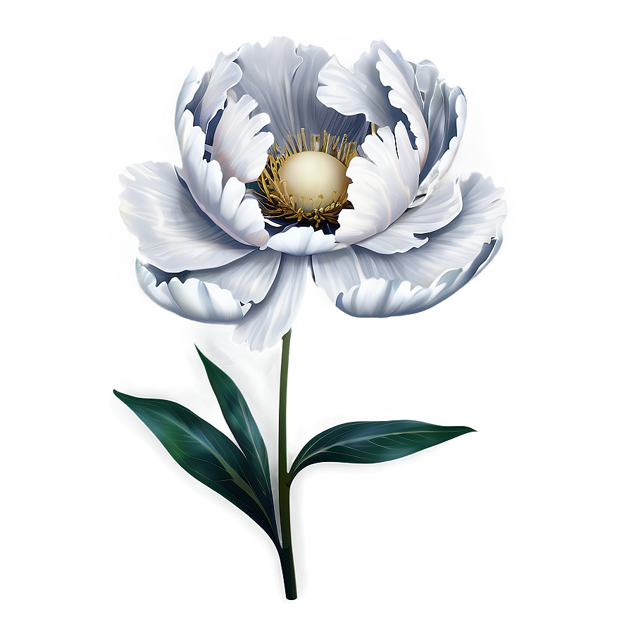 Peony Flower Illustration Png Jht PNG Image