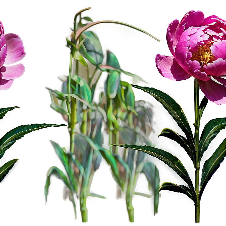 Peony Stem Png 45 PNG Image