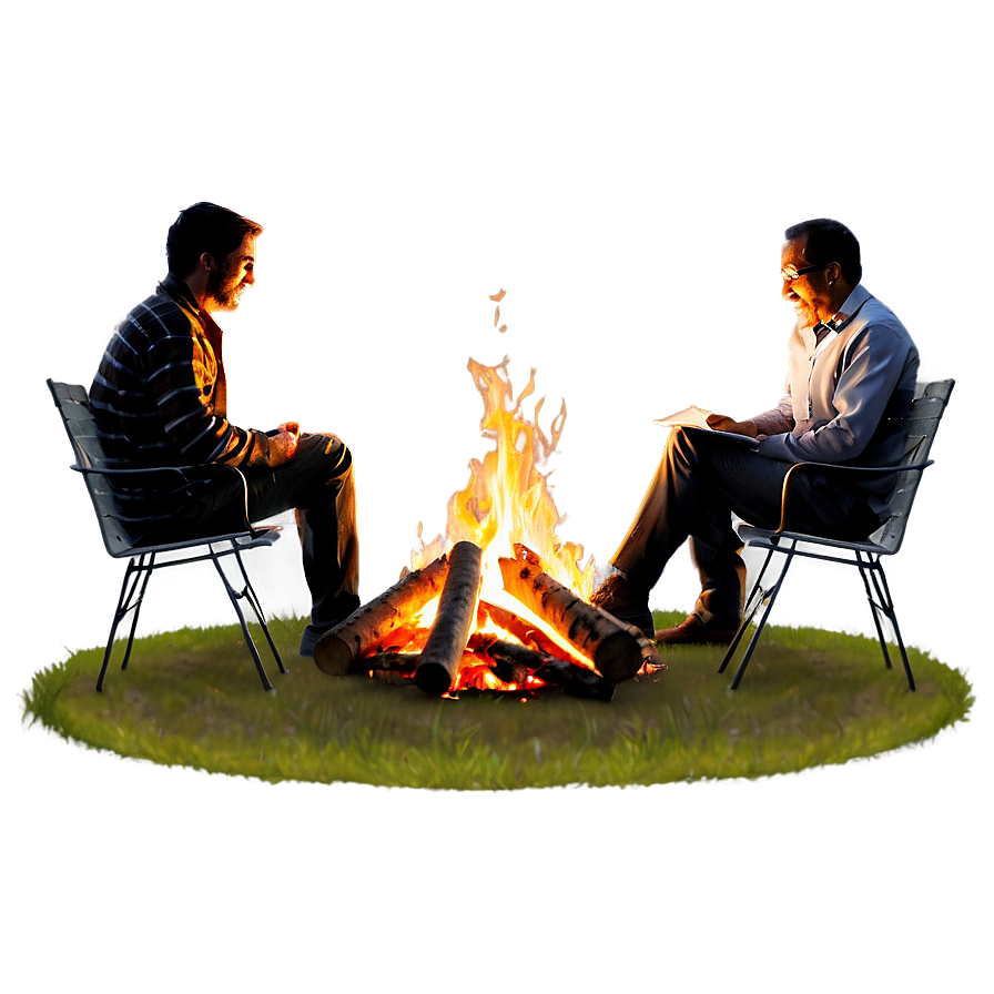 People Sitting Around Campfire Png 16 PNG Image