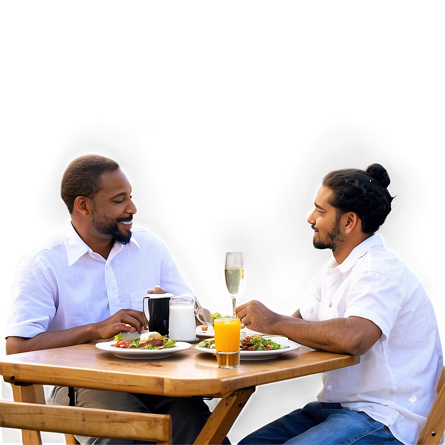 People Sitting At Table Eating Png Wye PNG Image