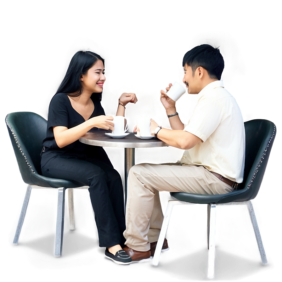 People Sitting In Coffee Shop Png Kjb42 PNG Image