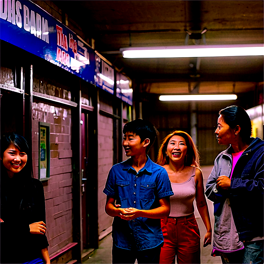 People Standing In Alley Png 66 PNG Image