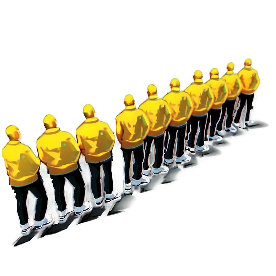 People Standing In Line Png 66 PNG Image