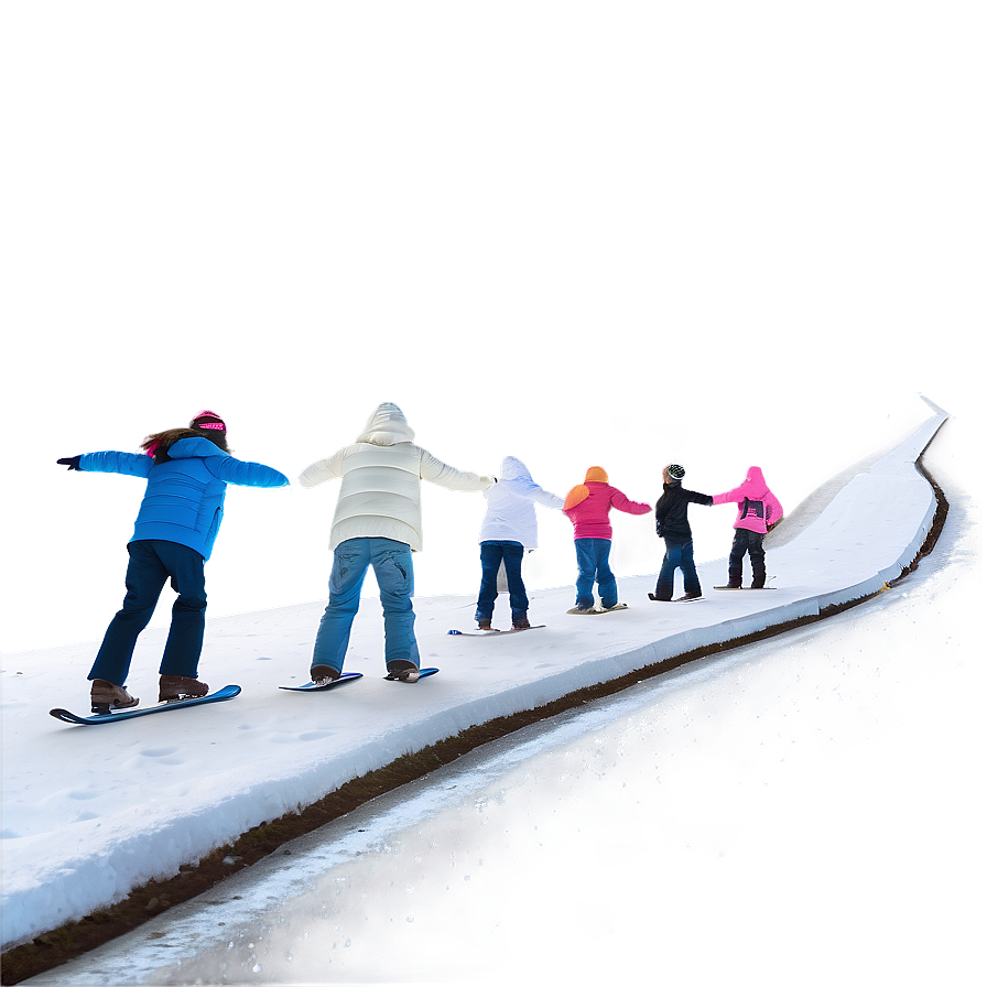 People Standing In Snow Png 29 PNG Image