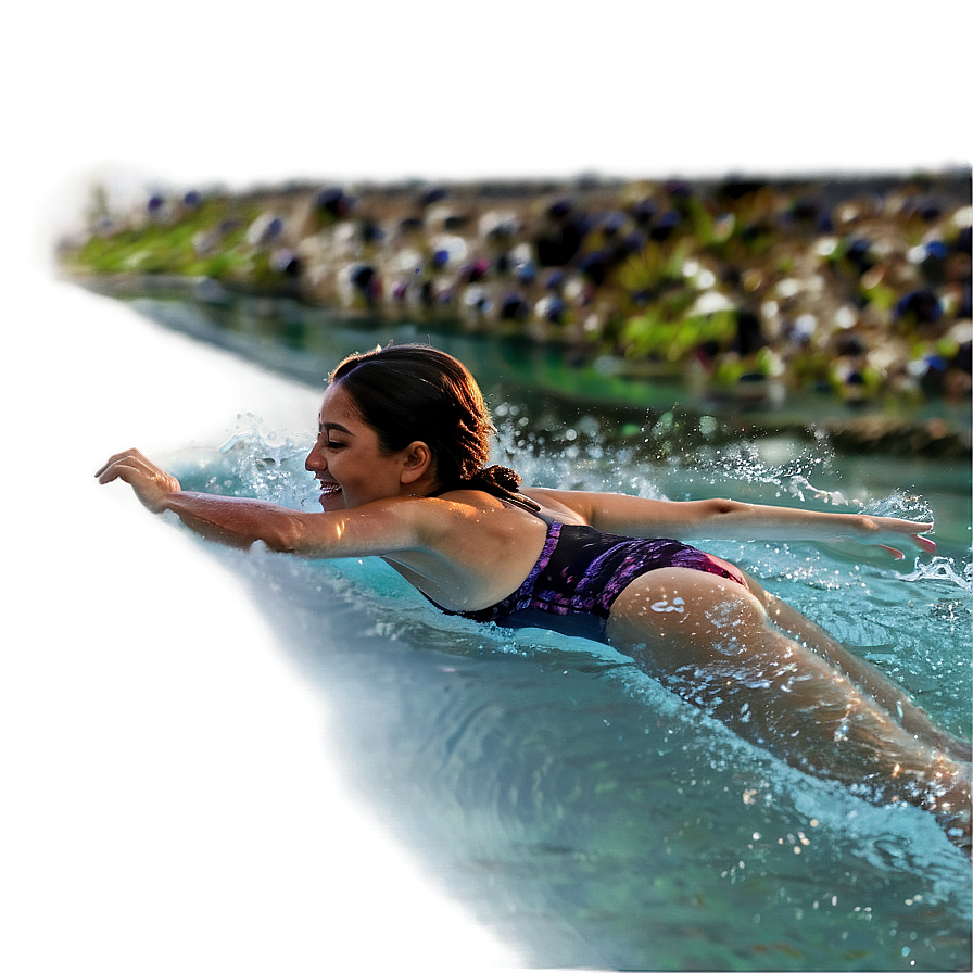 People Swimming C PNG Image