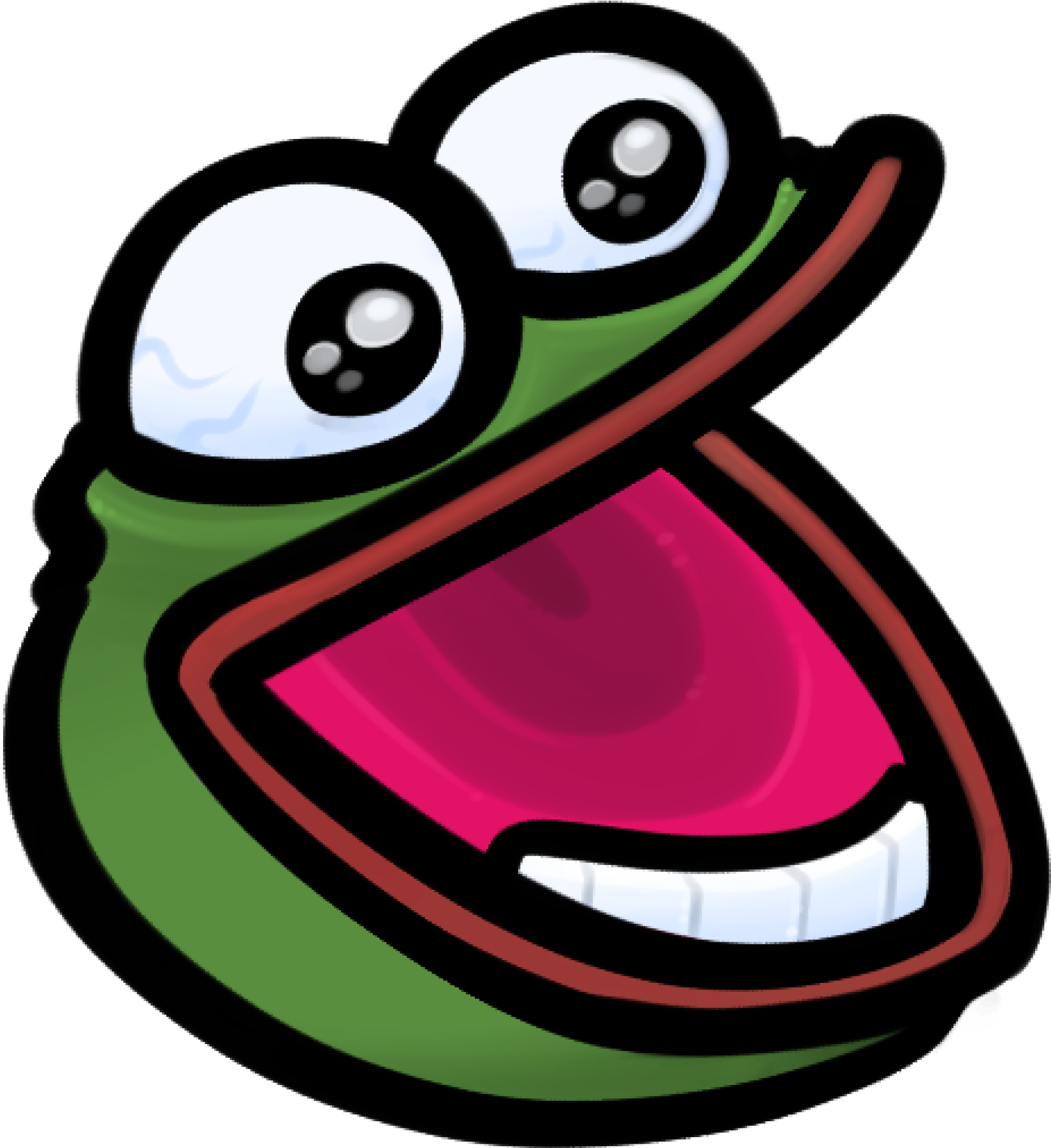 Pepe Laugh_ Emoticon_ Twitch PNG Image