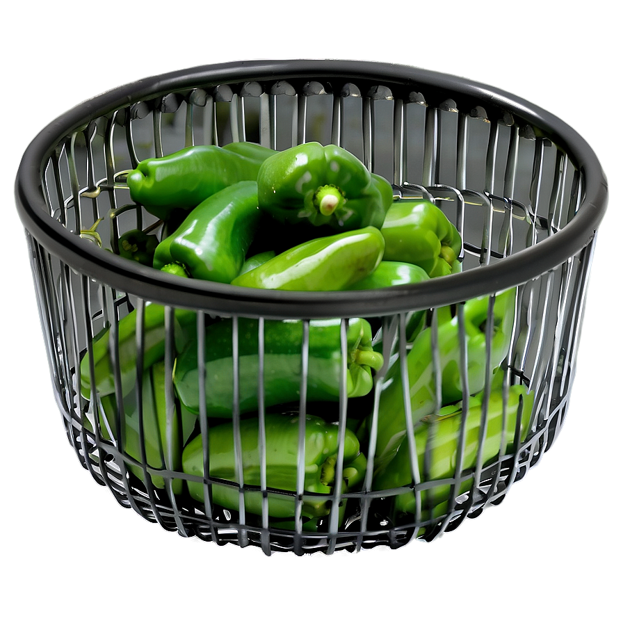 Pepper Basket Png Dmp59 PNG Image