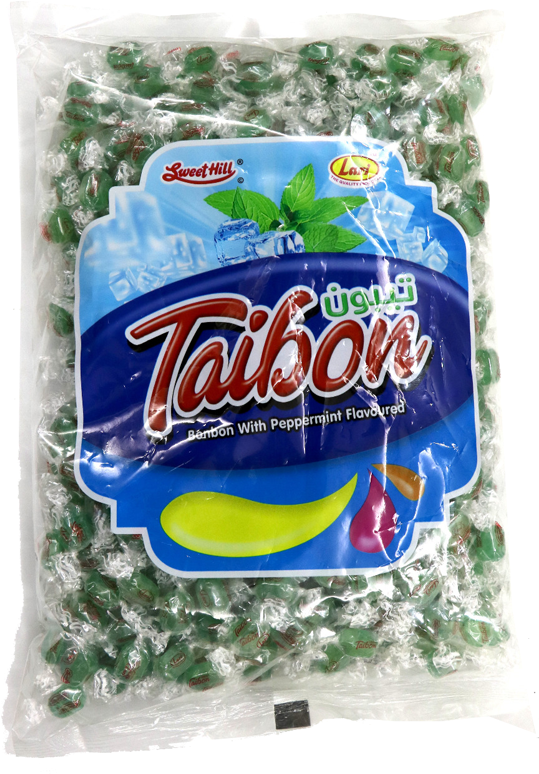 Peppermint Flavored Taibon Candy Bag PNG Image