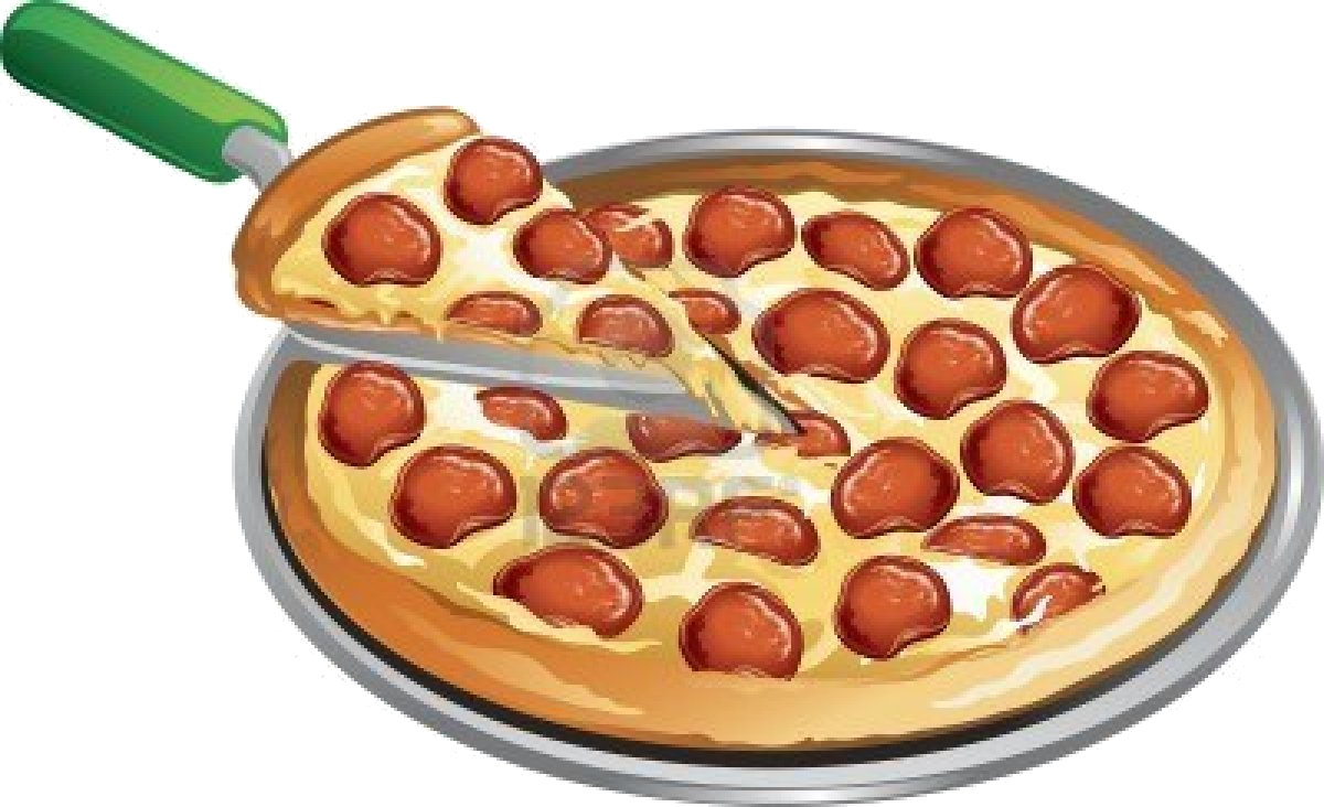 Pepperoni Pizza Clipart PNG Image