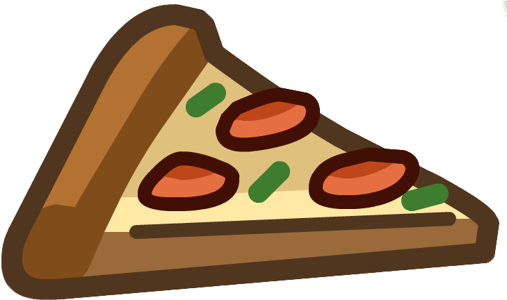 Pepperoni Pizza Slice Clipart PNG Image