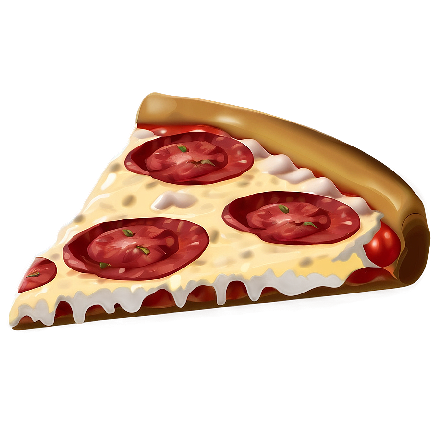 Pepperoni Pizza Vector Graphic Png Sud PNG Image