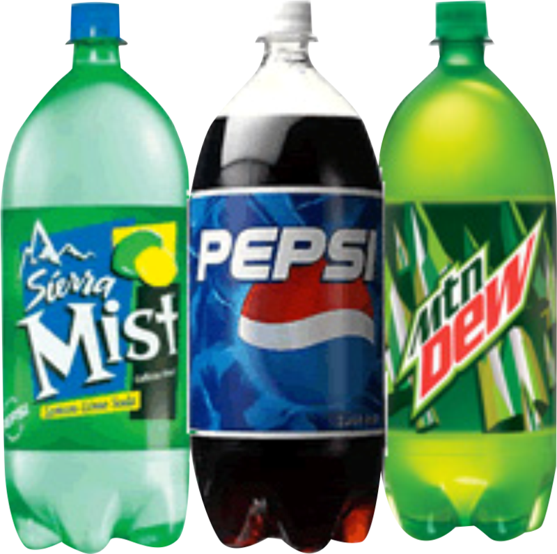 Pepsi Co Soft Drink Variety PNG Image