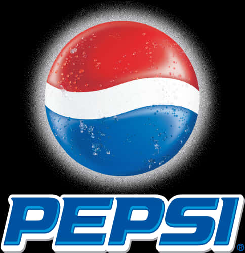 Pepsi Logowith Bubbles PNG Image