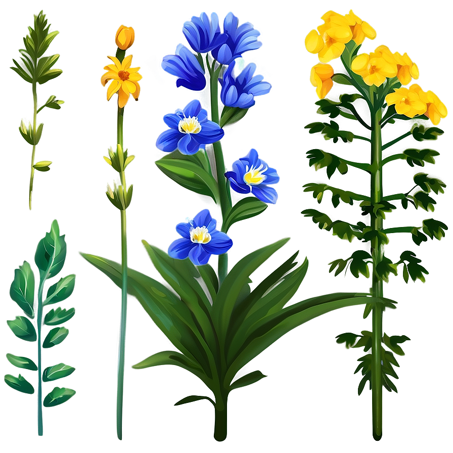 Perennial Plant Png Btt70 PNG Image