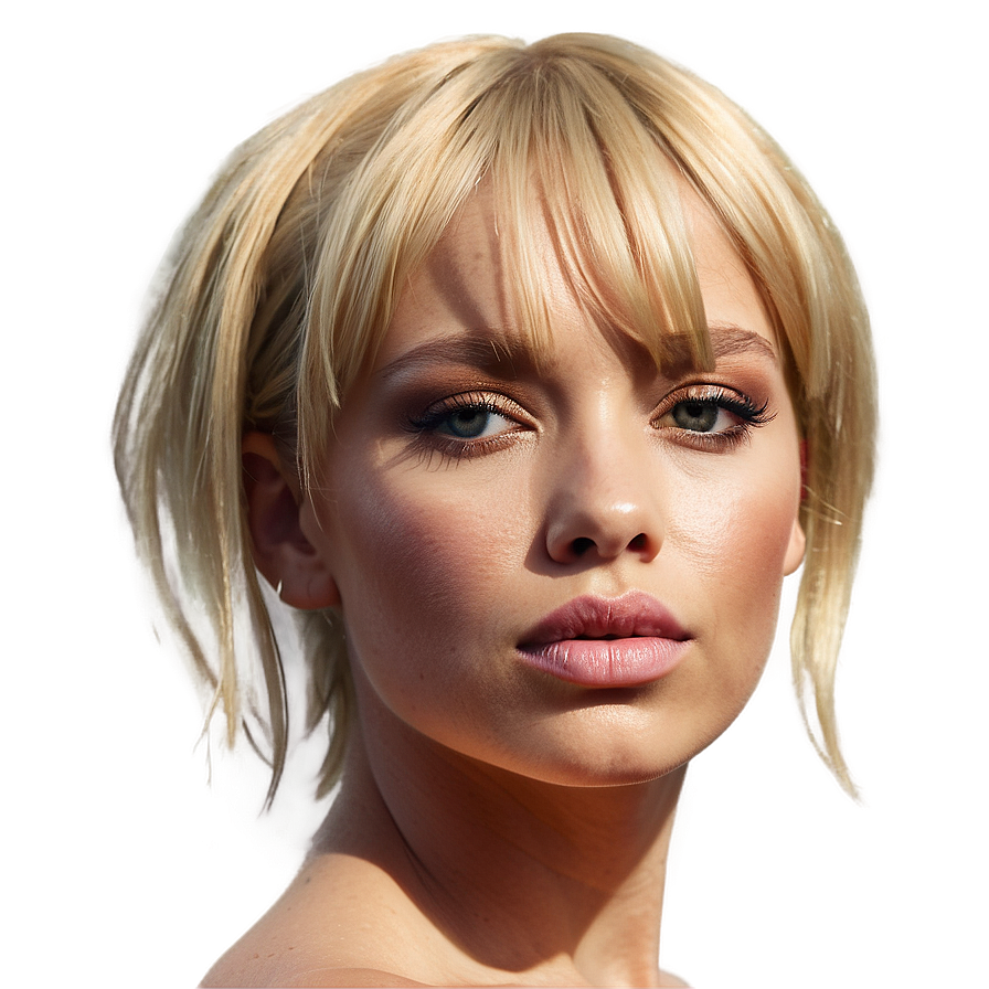 Perfect Blonde Hairstyle Png 85 PNG Image