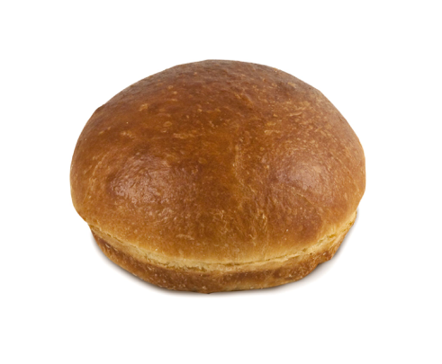 Perfect Burger Bun Top View PNG Image