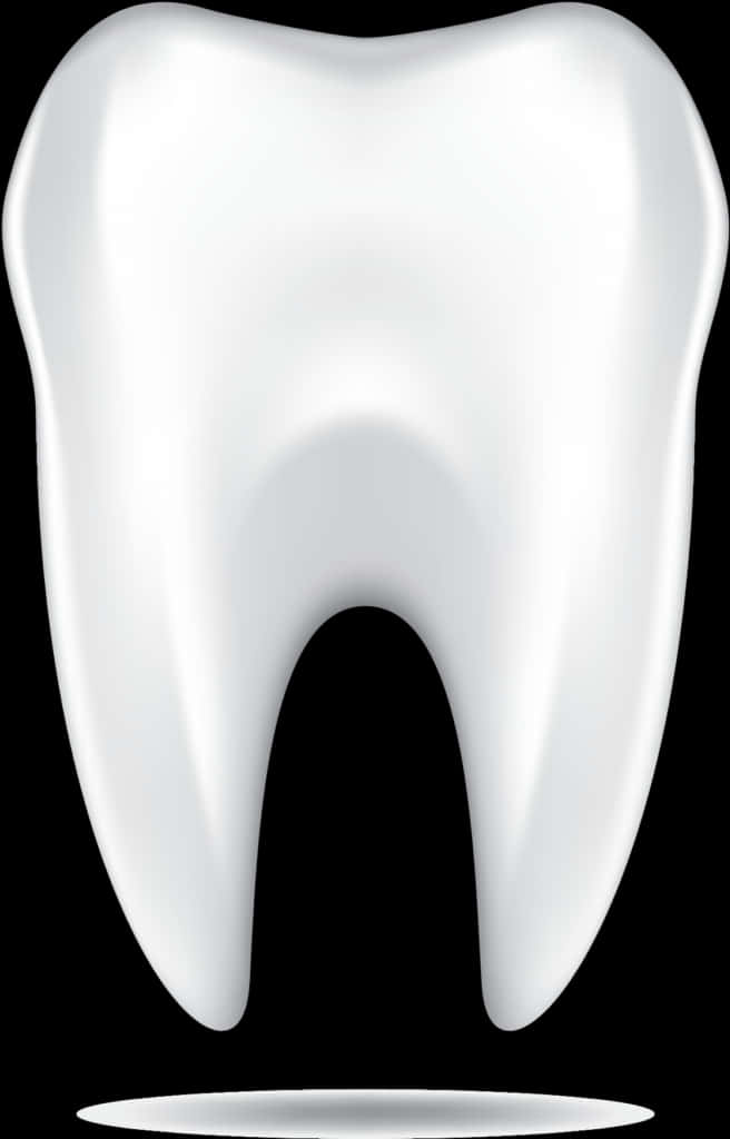 Perfect White Tooth Graphic PNG Image