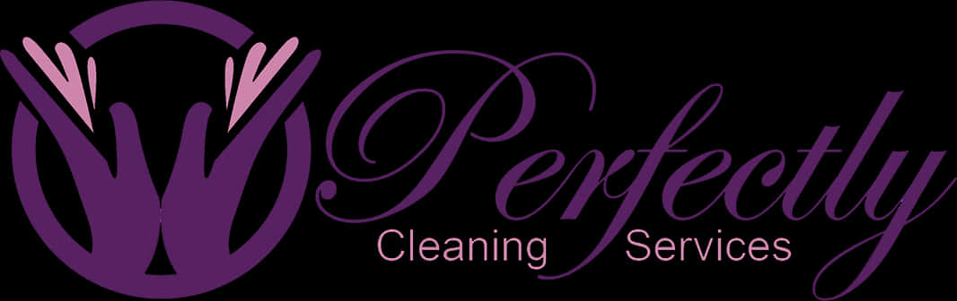 Perfectly Cleaning Services Logo PNG Image